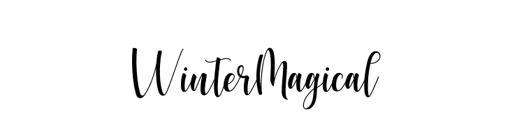 WinterMagical  免费字体下载