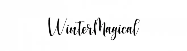 WinterMagical  नि: शुल्क फ़ॉन्ट्स डाउनलोड