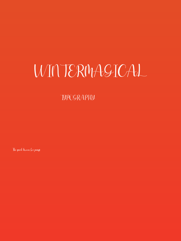 WinterMagical Poster