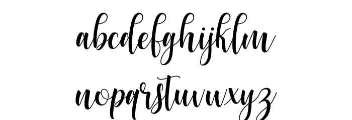 WinterMagical Font LOWERCASE