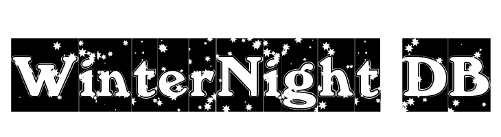 WinterNight DB  免费字体下载