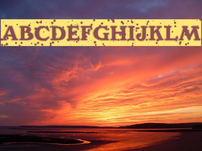 WinterNight DB Font examples