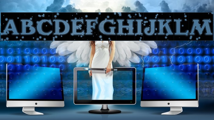 WinterNight DB Font examples