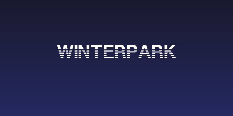WinterPark Social Header