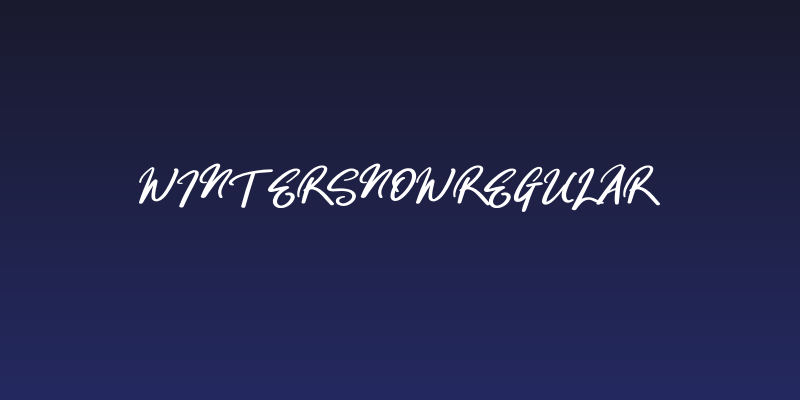 WinterSnowRegular Social Header