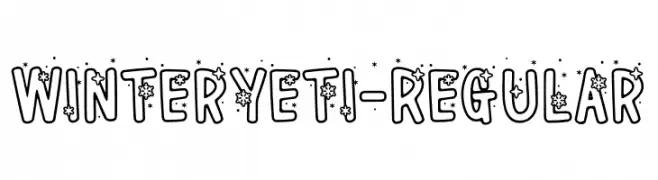 WinterYeti-Regular  免费字体下载