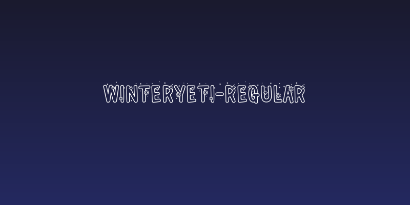 WinterYeti-Regular Social Header