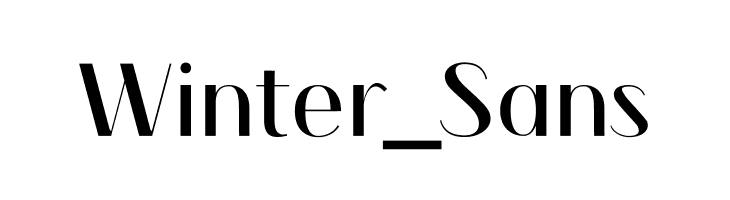 Winter_Sans  Frei Schriftart Herunterladen