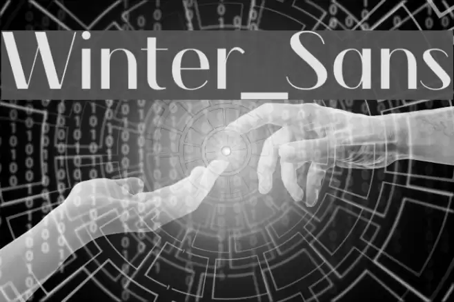 Winter_Sans Font examples