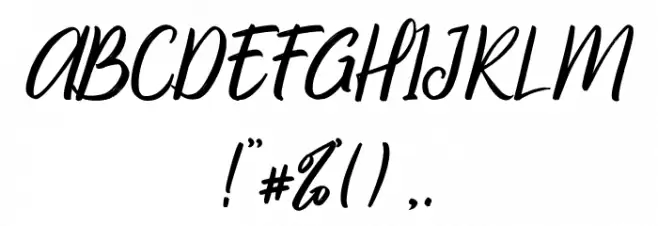 Winteradiva  Regular Font OTHER CHARS