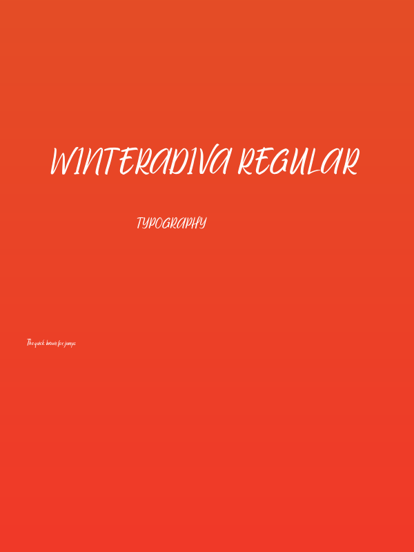 Winteradiva  Regular Poster