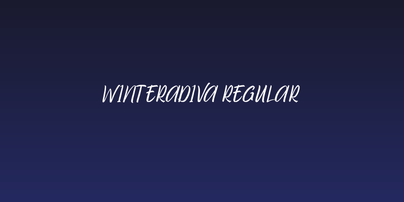 Winteradiva  Regular Social Header