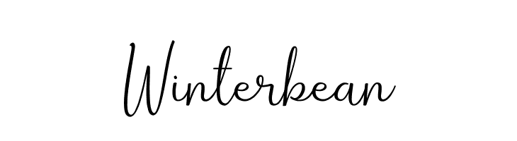 Winterbean  font caratteri gratis