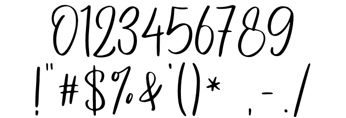 Winterbless - Personal Use Font OTHER CHARS