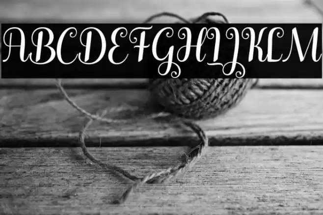 Winterday Font examples