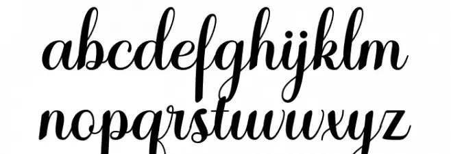 Winterday Caratteri MINUSCOLO