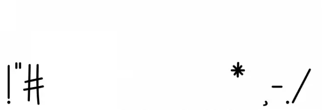 Winterfun Font OTHER CHARS