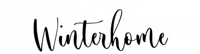 Winterhome  Frei Schriftart Herunterladen