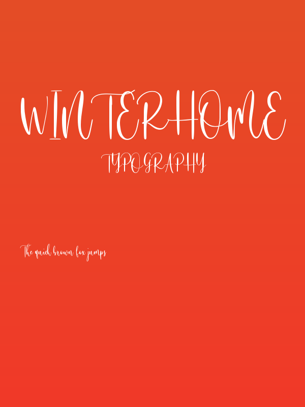 Winterhome Poster