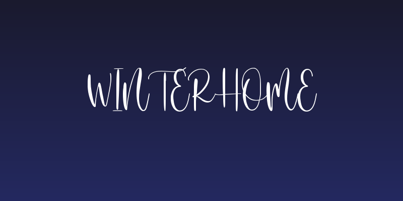 Winterhome Social Header
