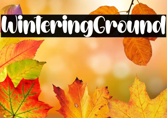 Wintering Ground Example 2