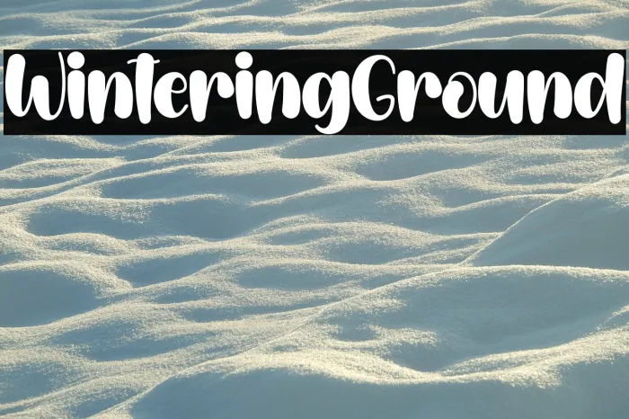 Wintering Ground Example 3