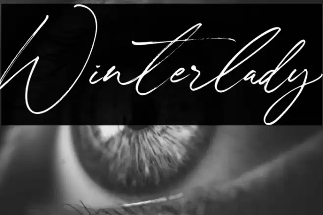 Winterlady Font examples
