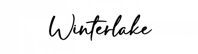 Winterlake  Free Fonts Download