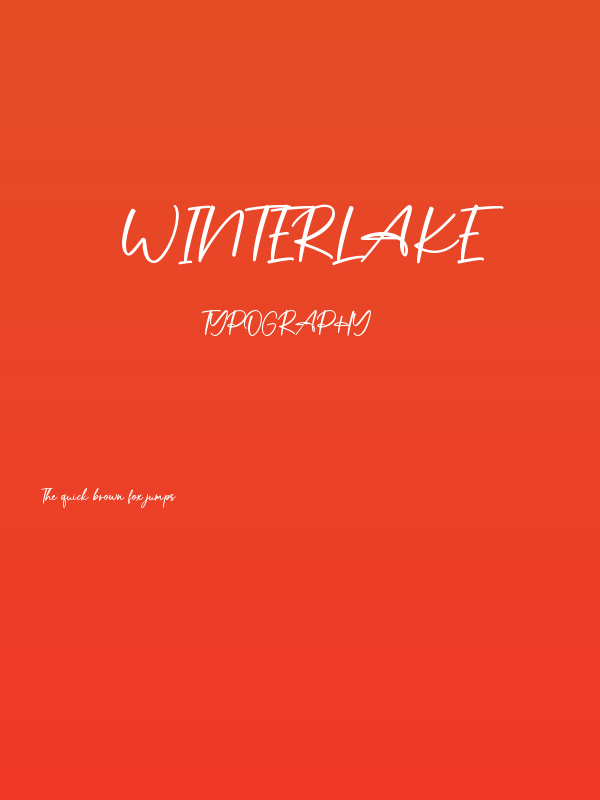 Winterlake Poster