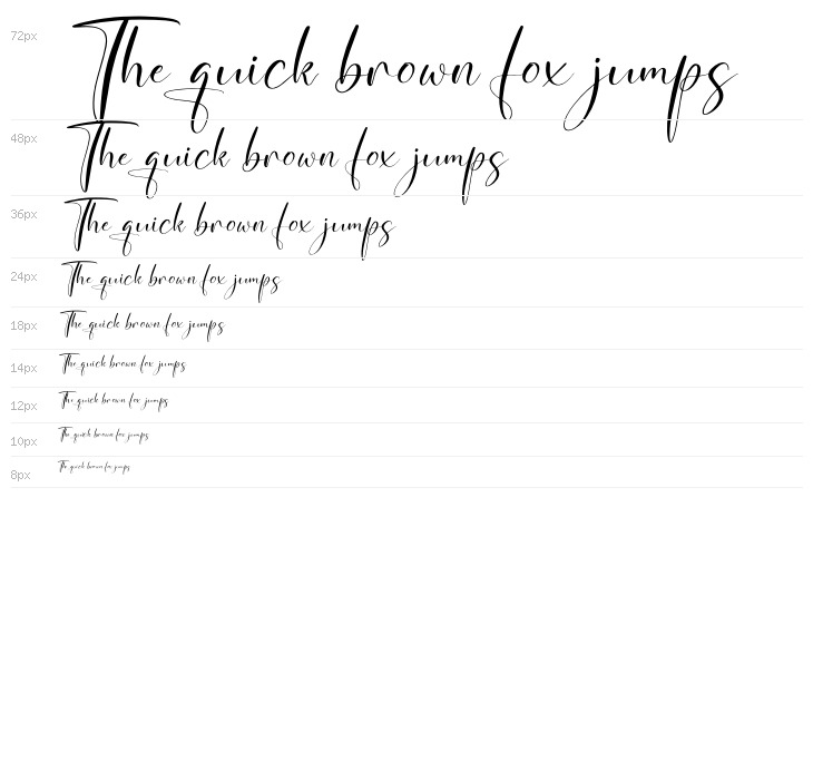 Winterland Italic Waterfall