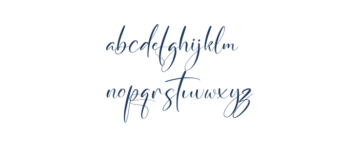 Winterland Italic Lowercase