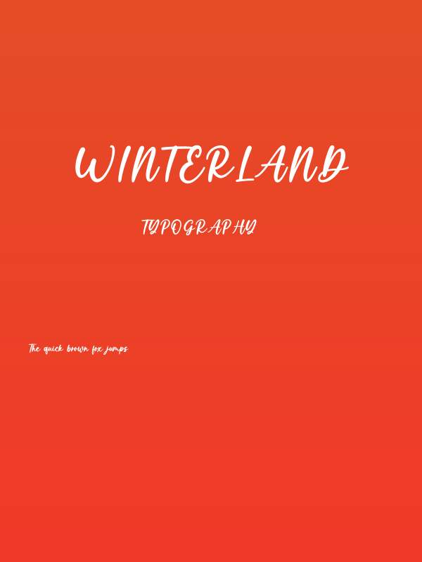 Winterland Poster