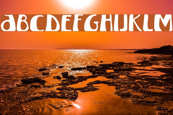 Winterland Font examples