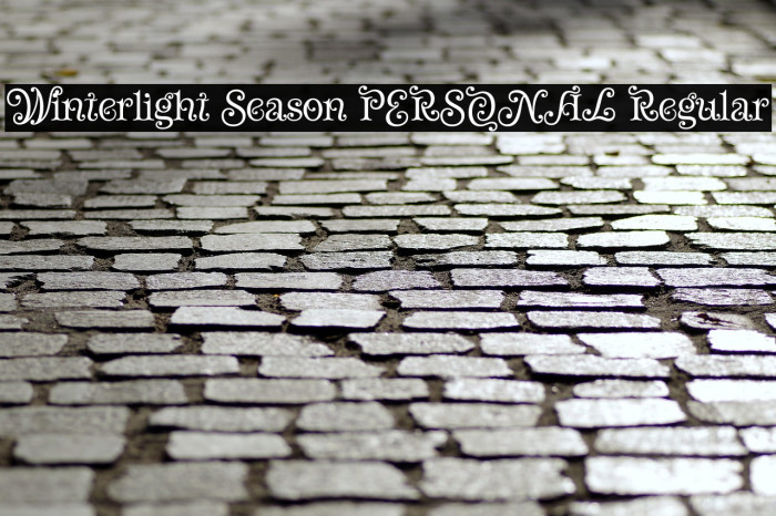 Winterlight Season PERSONAL Regular Example 1