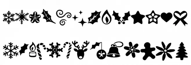 Winterlight Symbols PERSONAL Regular Fonte MAIÚSCULAS