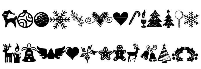 Winterlight Symbols PERSONAL Regular Font LOWERCASE