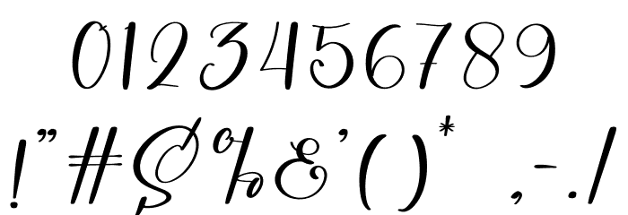 Winterlive Font OTHER CHARS
