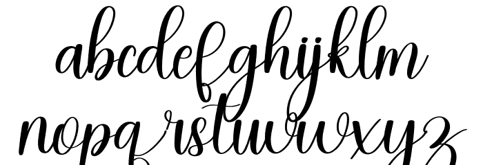 Winterlive Font LOWERCASE