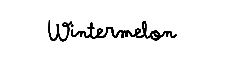 Wintermelon  Free Fonts Download