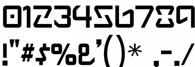Wintermute-Regular Font OTHER CHARS