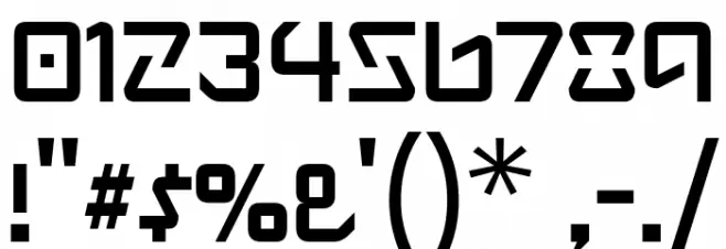Wintermute-Regular Font OTHER CHARS