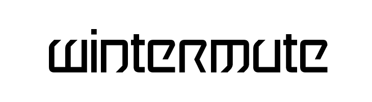 Wintermute  Скачать бесплатные шрифты