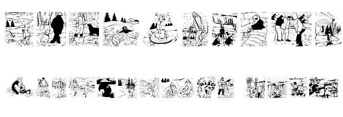 WintersAbstract Font OTHER CHARS