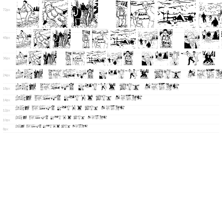 WintersAbstract Waterfall