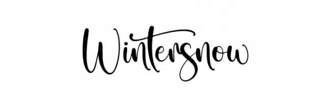 Wintersnow  Fuentes Gratis Descargar