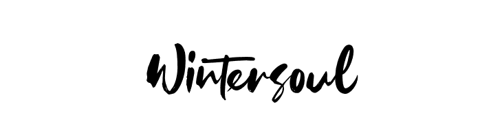 Wintersoul  les polices de caractères gratuit tlcharger