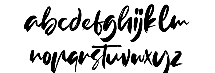 Wintersoul Font LOWERCASE