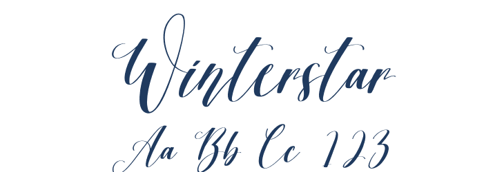 Winterstar Font Preview