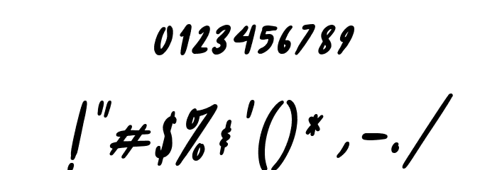Winterstein Font OTHER CHARS