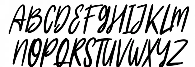 Winterstein Font UPPERCASE